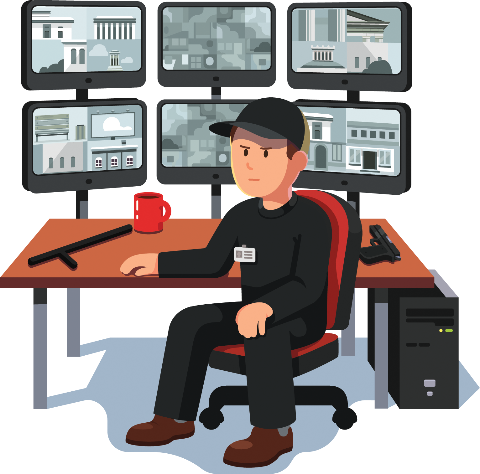 متصدی خدمات حفاظتی و مراقبتی